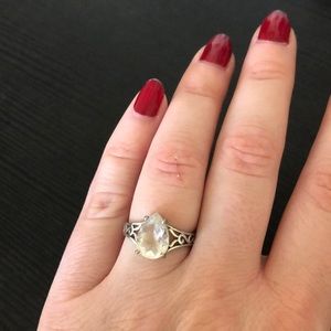 Quarts & Silver Ring